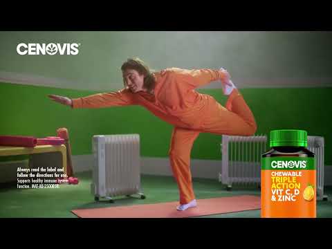 Cenovis Chewable Triple Action Vit C Vit D & Zinc Tablets 60