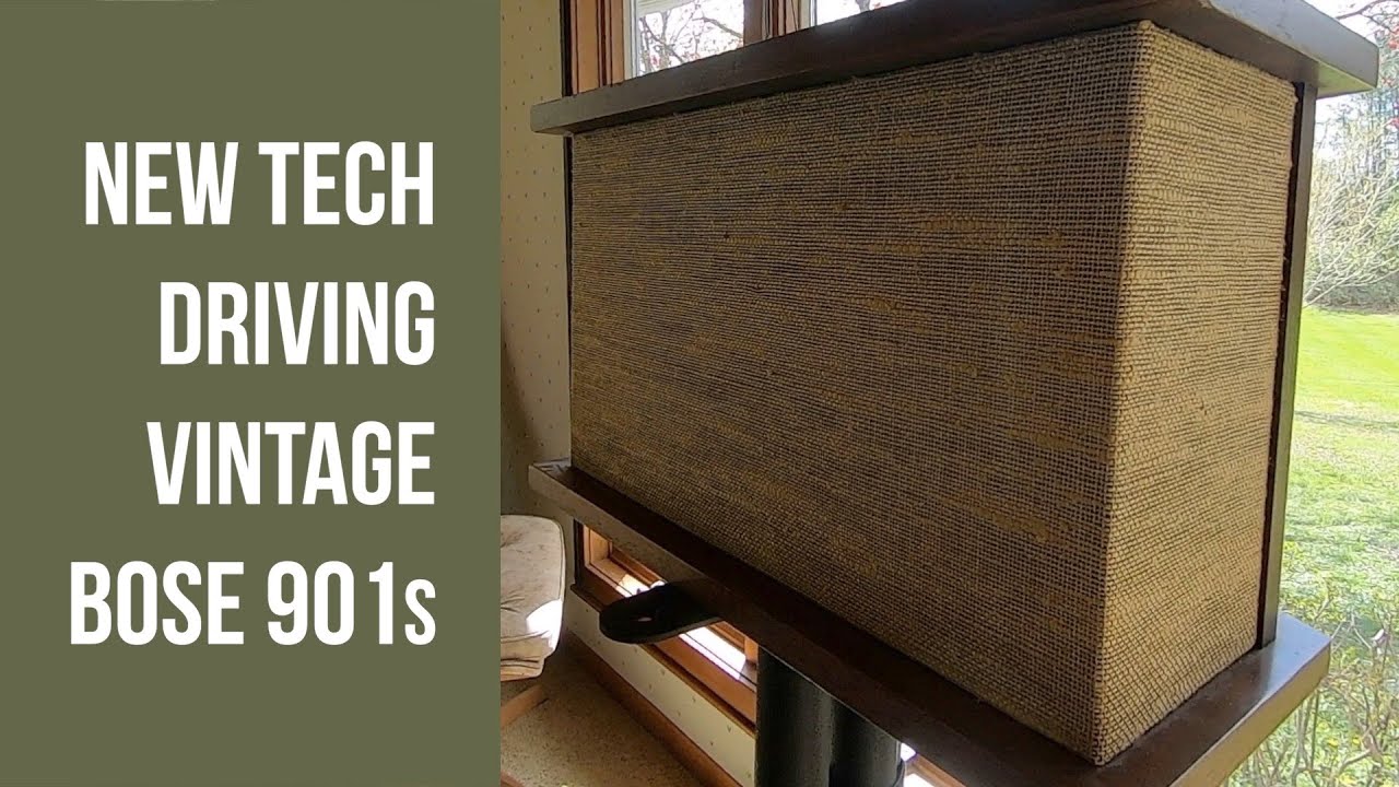 The Latest Tech Boosts a Pair of 1972 Bose 901 Speakers