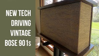 The Latest Tech Boosts a Pair of 1972 Bose 901 Speakers