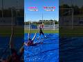 1v1 Slip and Slide Football Challenge ⚽️🤣 #shorts