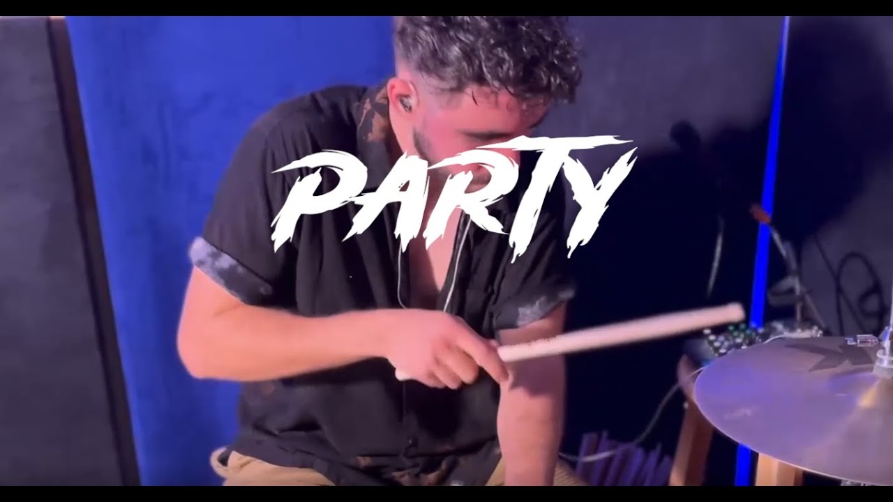 PARTY - BAD BUNNY (FT RAUW)  DRUMS