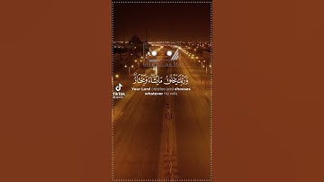 تلاوة خاشعه وربك يخلق ما يشاء ويختار ما كان لهم الخيره