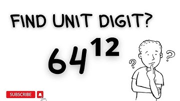 Unit Digit ⁉️ Last Number kya hoga 😨