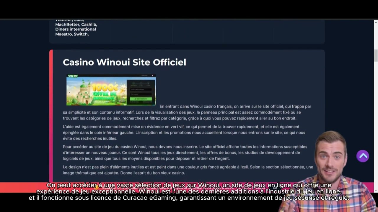 Winoui General Information Présentation Complète de la Plateforme