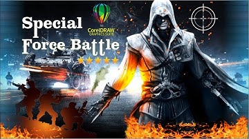 Game Interface Design in CorelDraw | Part 1 | Game UI Design | KH Graphics