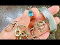 Goodwill Bluebox mystery jewelry unboxing! HUGE Topaz vintage silver and more