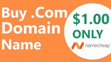 Buy .com Domain Name in $1/Rs.70 For 1 Year From Namecheap