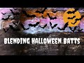 Watch Me Blend Some Halloween Batts on my Drum Carder
