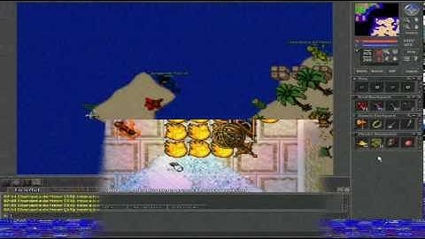 Tibia Bot Kill in Non PvP #41, 42, 43, 44 "Failbots"