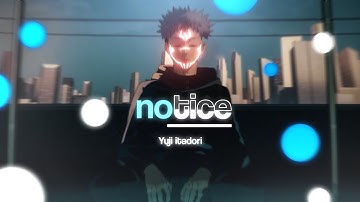 notice - Yuji itadori | jjk  | rztrc type edit