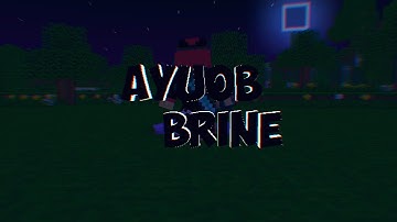 Minecraft INTRO For ~Ayuob Brine~ (Template MinySor Edit Ultimate Boy YT) [Mine-Imator 1.2.8]