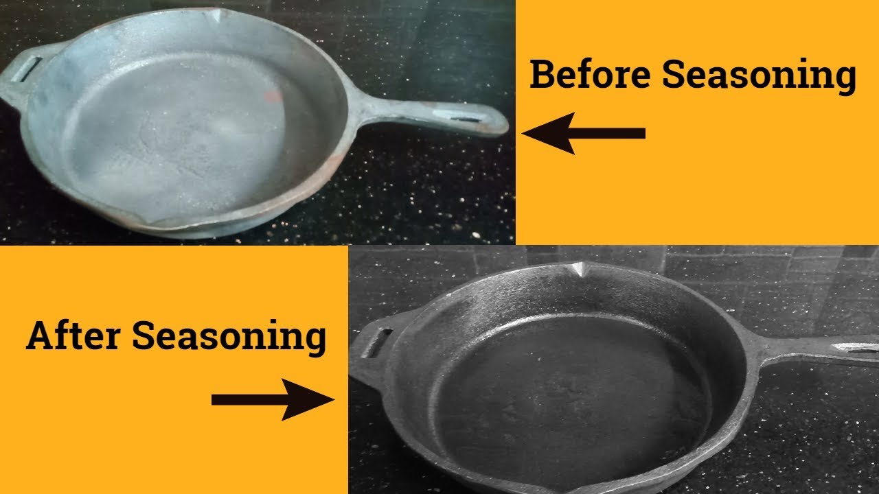 Cast Iron Skillet Seasoning In Tamil Skillet Seasoning With Salt YouTube