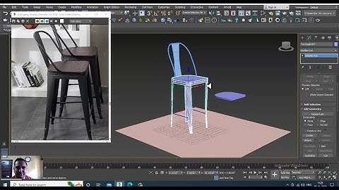 3DsMax Tutorials,Tutorial on 3D Modeling & Texturing a Stylish Furniture from Scratch in 3dsmax (P1)
