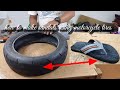 How to make sandals using motorcycle tires