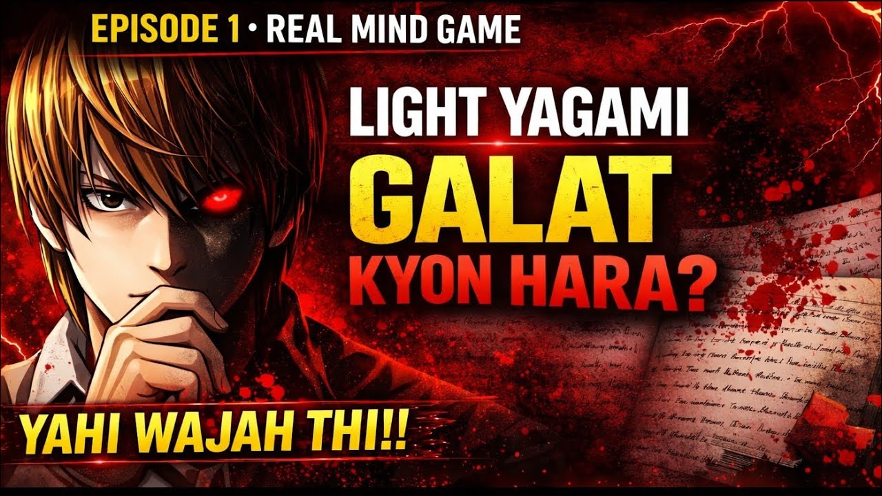 Agar Light Yagami Ye Ek Galti Na Karta… To Near Kabhi Jeet Hi Nahi Sakta Tha 😈 | Death Note