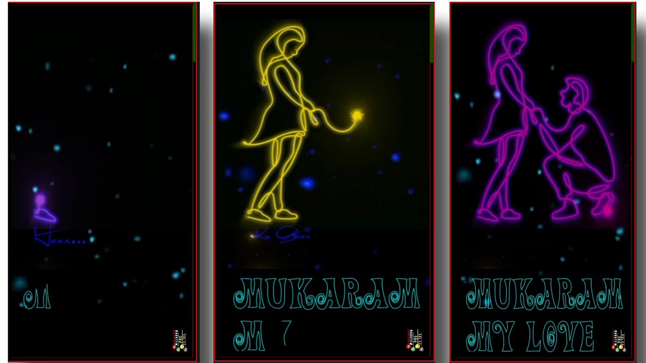 alight motion multi colour name art video editing 2025, allied motion video editing 2025, (Mukaram)