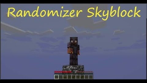 Minecraft Randomizer Skyblock