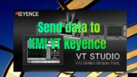 Send data to HMI VT Keyence