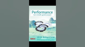 Performance:PTFE bonded EPDM gasket(Anhui CXJW )  | Industrial Sealing Solutions | Raidoseal