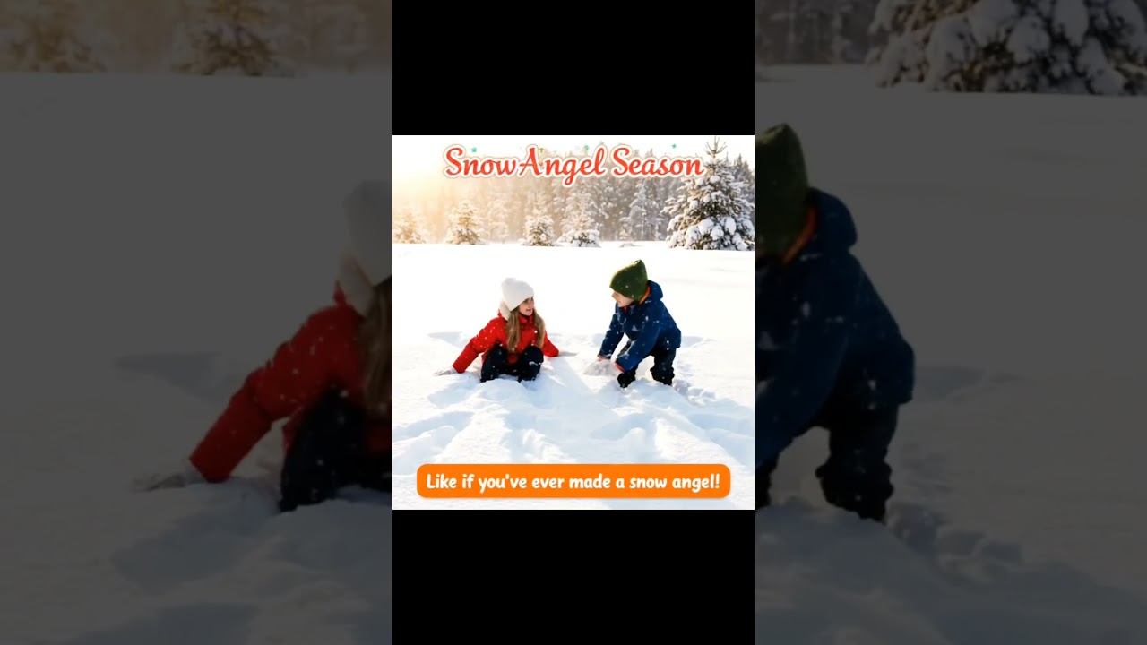 "Snow Angels = Christmas Joy ❄️👼"
