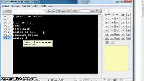 Pokemon Script - Tutorial - Pokemon Mart