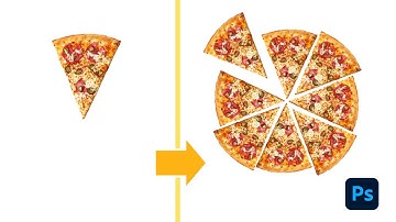 How To duplicate objects around a circle in Photoshop