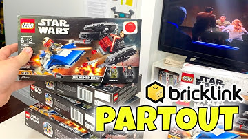 Massive LEGO Set Partout & Star Wars Minifigures | BrickLink Store Vlog