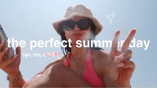 the ULTIMATE summer day in NYC | solo beach day + city gallivanting