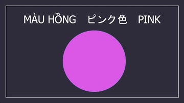 Learn Vietnamese Vocabulary: Colors and How to Pronounce Colors💓