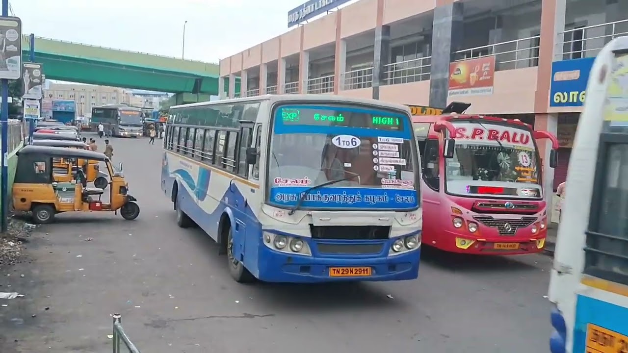 Salem Junction To Salem New Bus Stand Tour | #mrgbvlogs #salemjunction