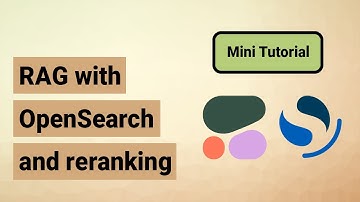 Retrieval augmented generation with OpenSearch and reranking