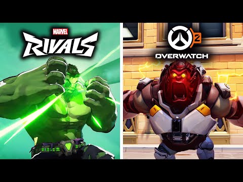 Marvel Rivals: vs Overwatch 2 - Gameplay & Details Comparison