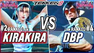 T8 🔥 Kirakira (#2 Ranked Jun) vs DBP (#4 Ranked Law) 🔥 Tekken 8 High Level Gameplay