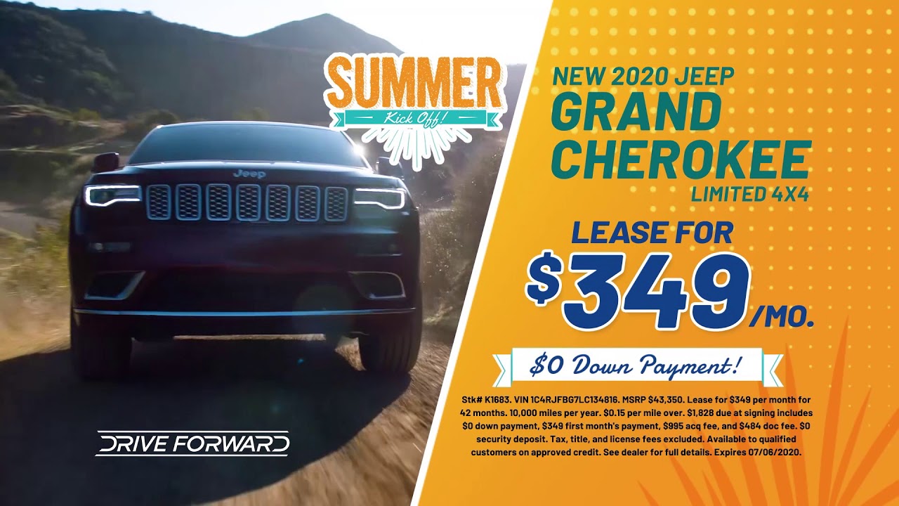 Lease a 2020 Jeep Grand Cherokee | Summer Kickoff ...