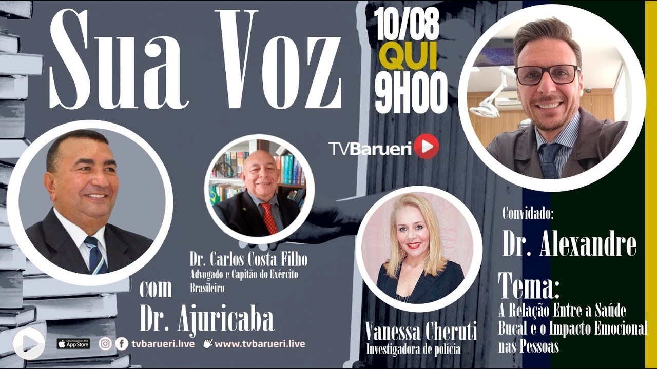A Relação Entre A Saúde Bucal E O Impacto Emocional Nas Pessoas | Sua Voz Com Dr. Ajuricaba