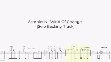 Scorpions - Wind Of Change [Solo Backing Track with tabs]