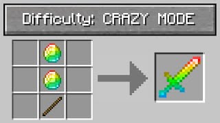 Minecraft UHC but with 'crazy mode' difficulty..