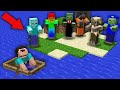 Minecraft NOOB vs PRO : NOOB SAILED ON BOAT BUT FOUND DESERT ISLAND THIS NEW FANTASTIC ZOMBIE!