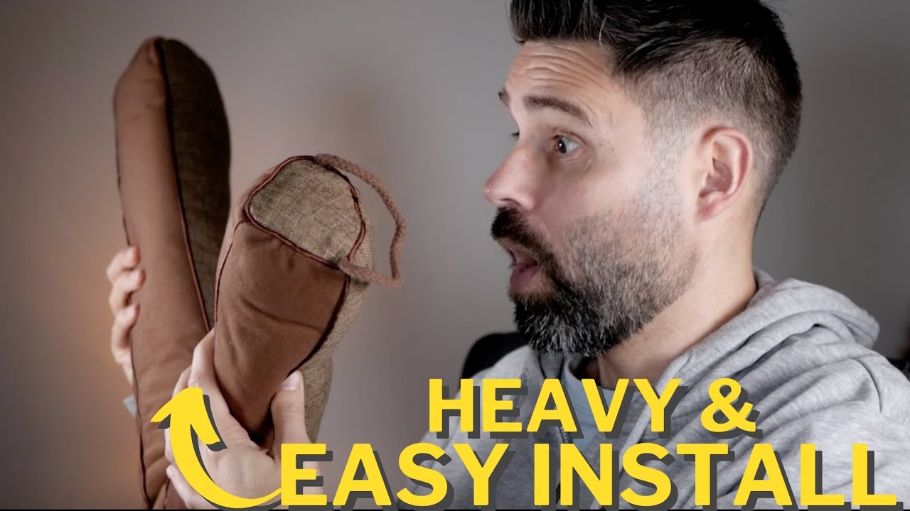 Easy Install NABOWAN Weighted Under Door Draft Stopper YouTube