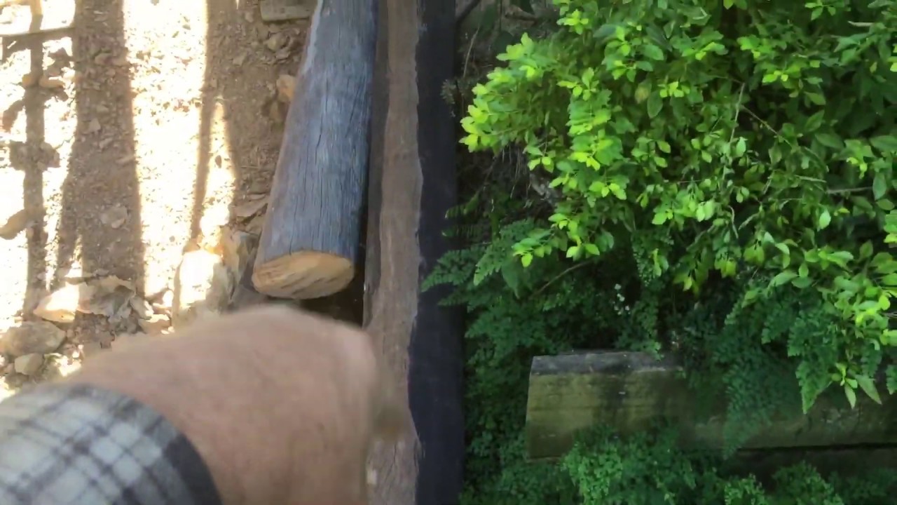 Restumping Post House restumping removal of 110 year old timber post - YouTube