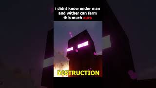 Enderman vs Wither Aura Farm !