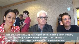 NEXT Q&amp;A with 4 Fernanda Andrade, John Slattery &amp; Jason Butler Harner (SDCC 2019)