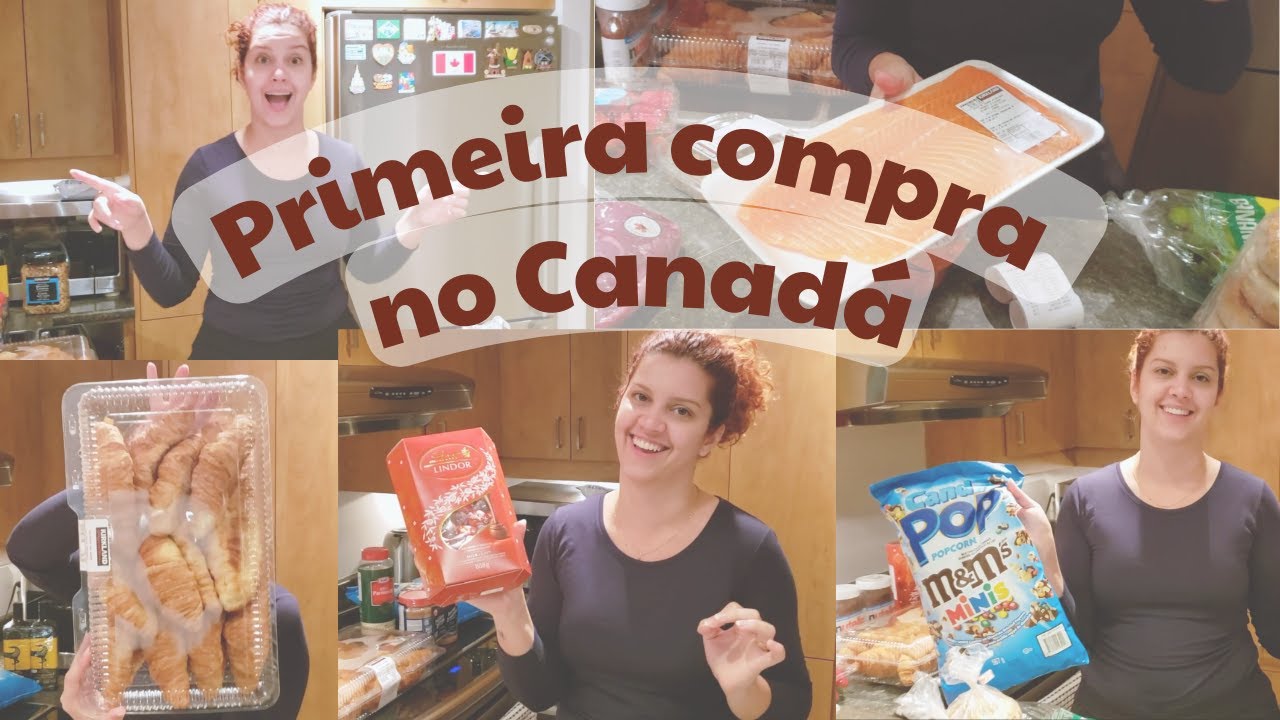 PRIMEIRA COMPRA NO CANADÁ COM PREÇOS | o que compramos na nossa primeira compra no canadá?