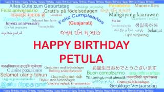 Petula   Languages Idiomas - Happy Birthday