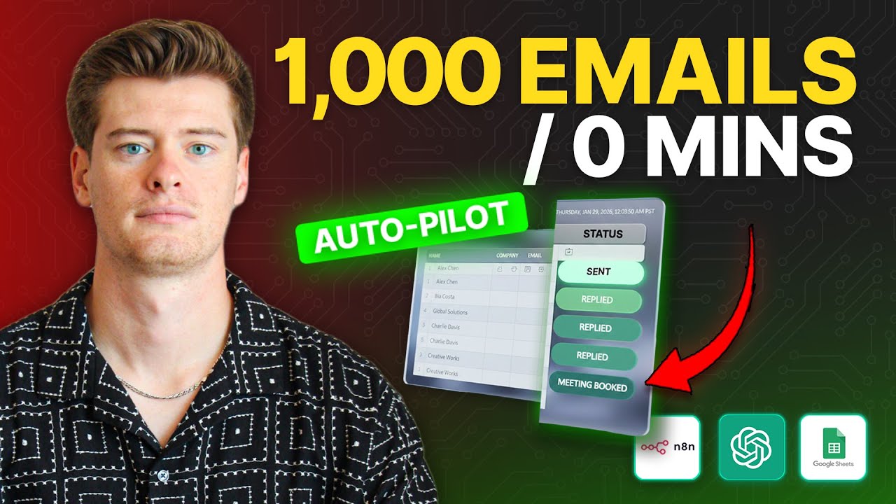 AI sales agent sending personalized emails automation tutorial