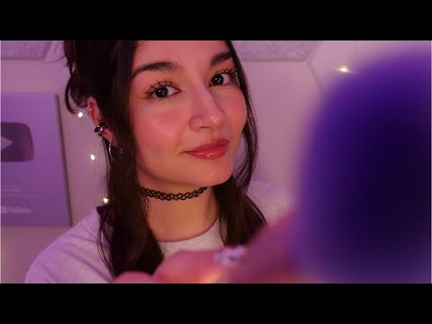 ASMR Brushing Your Face For 10 Minutes Straight 💆‍♀️