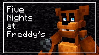 Sobrevivi a Five Night At Freddy's 1 en Minecraft