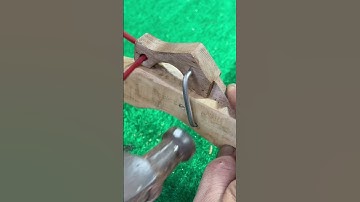 Handmade a Simple trigger mechanism # Craft wood idea # DIY # For you relaxing