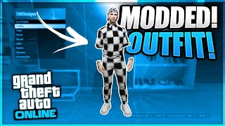 MODDED OUTFIT GLITCH GTA5 CHECKER BORED OUTFIT - ONLINE AFTER PATCH 1.50