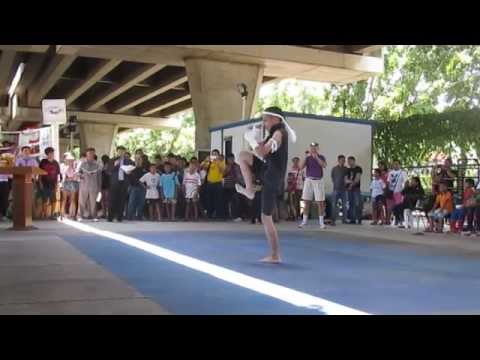 Dhanat 12 years old Thai Boxing Traditional Dance (Rum Muay Wai Khru) รำมวยไหว้ครู